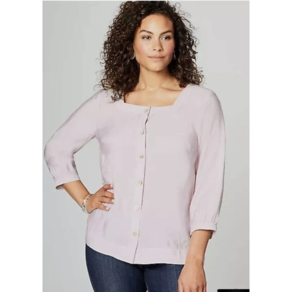 J. Jill Square Neck Top